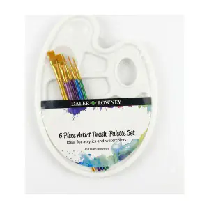 Brusha palete T006 F26-31, paint, brushes & canvases, code 15284