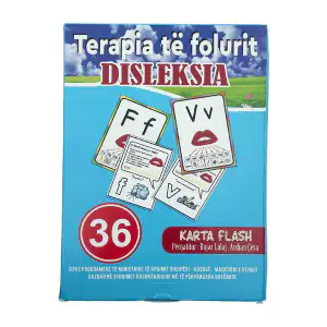 Karta terapia e të folurit disleksia, libra ngjyrosjeje & tabela, kodi 16895