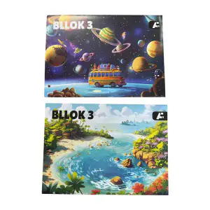 Blloka 3 AC, sketch pads & diaries, code 6191