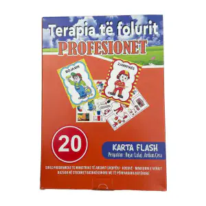Karta terapia e të folurit profesionet, colouring books & boards, code 16897