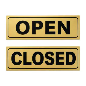 Open closed, keyrings & numbers, code 12226