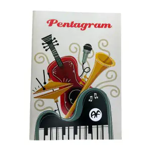Pentagram A4, sketch pads & diaries, code 13431