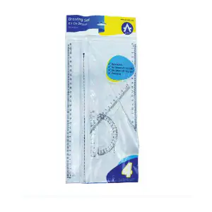 Trekëndësha set, rulers & set squares, code 10867